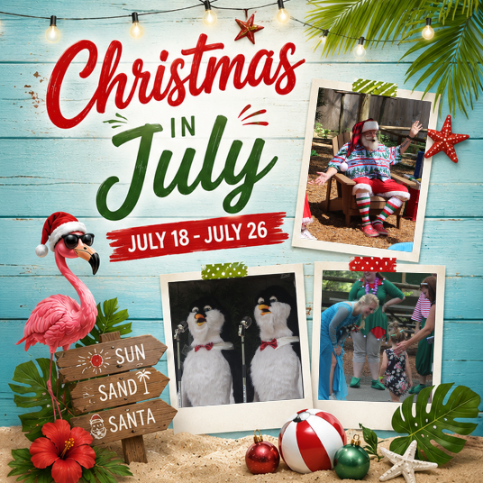 Christmas in July at Southwick's Zoo, July 18-July 26, 2026