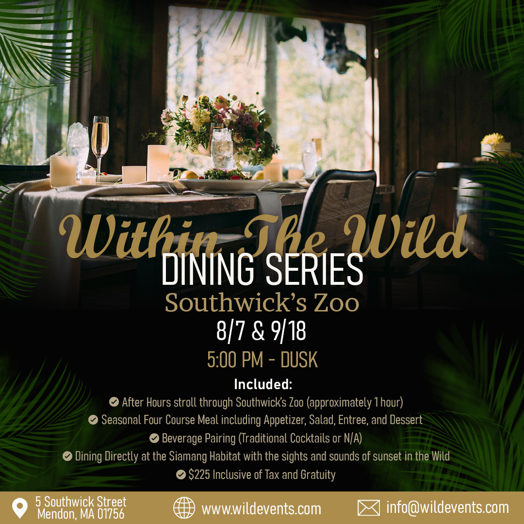 Within The Wild Dining Series 1080×1080 Within The Wild Dining Series on August 7th.
